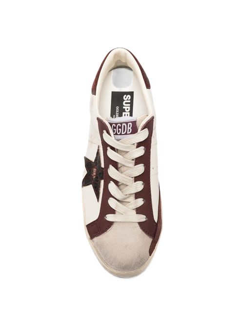 sneakers super star cocco printed star butter burgundy Golden Goose | GWF01002.F008761.15993BUTTER/BEIGE/BURGUNDY